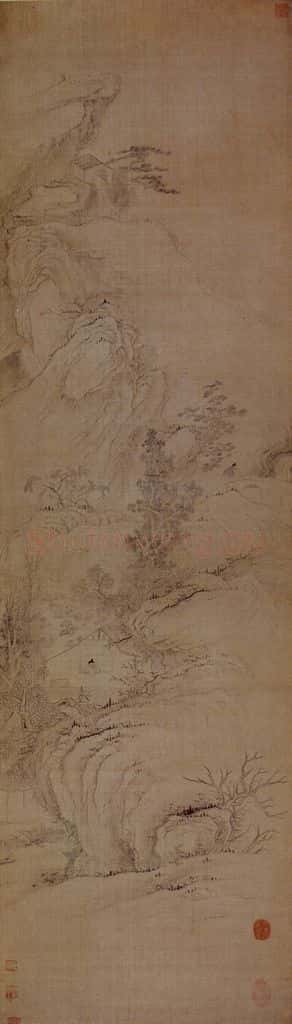 明末清初 石涛 十二条屏 书画作品