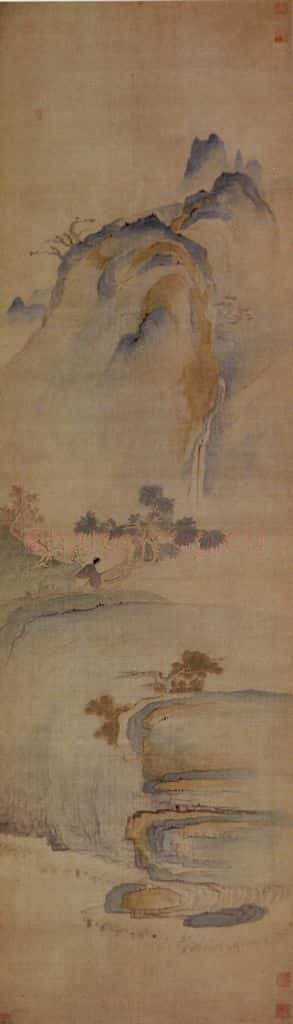 明末清初 石涛 十二条屏 书画作品