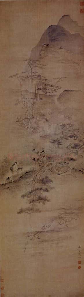 明末清初 石涛 十二条屏 书画作品