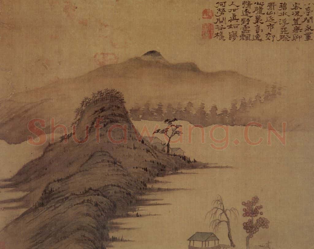 1695年 石涛《山水册8开》书画作品