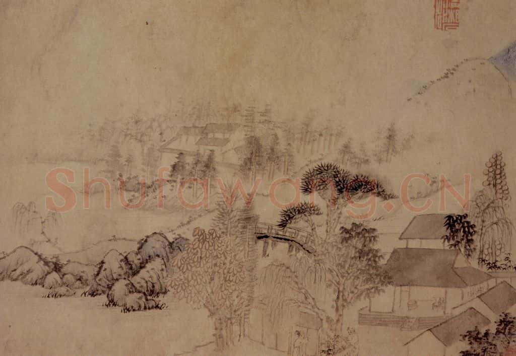 1695年 石涛《山水册8开》书画作品