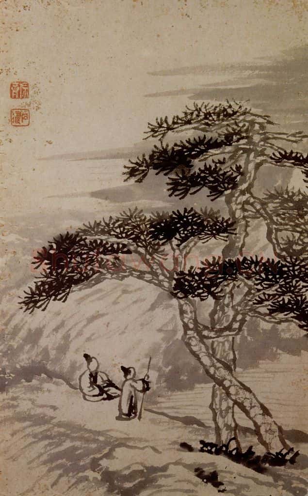 1698年 石涛《山水册》书画作品