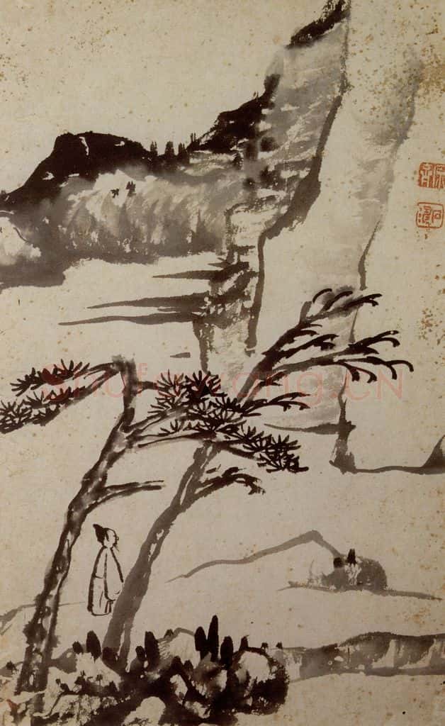 1698年 石涛《山水册》书画作品