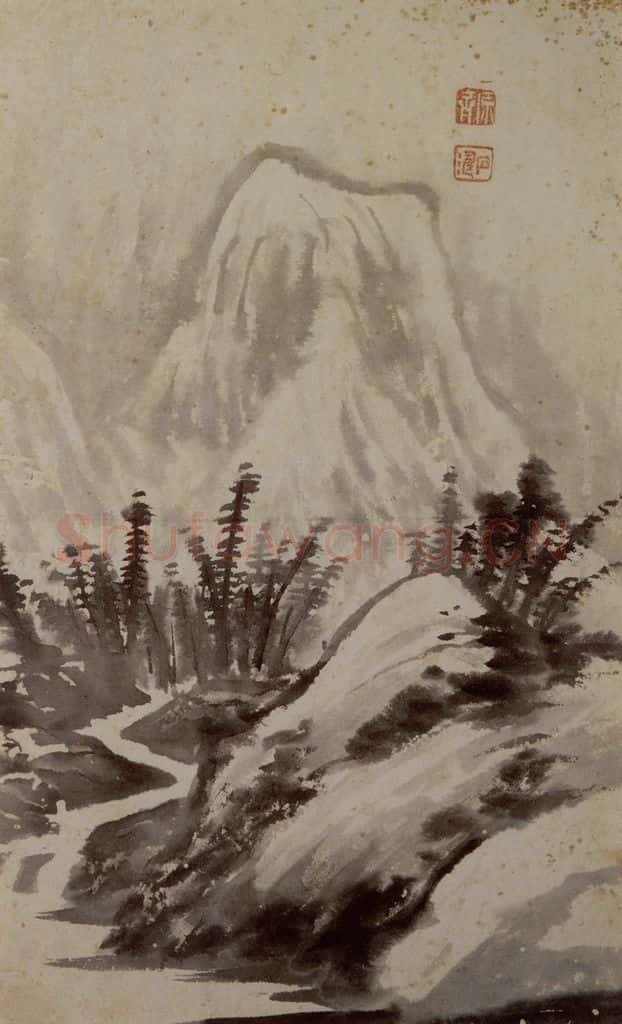 1698年 石涛《山水册》书画作品
