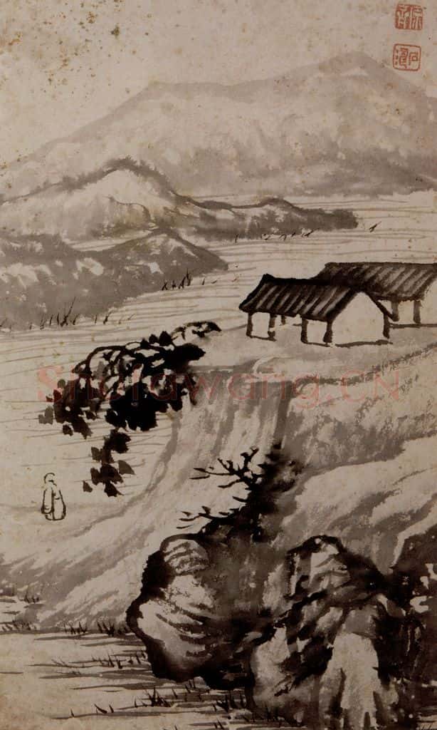 1698年 石涛《山水册》书画作品