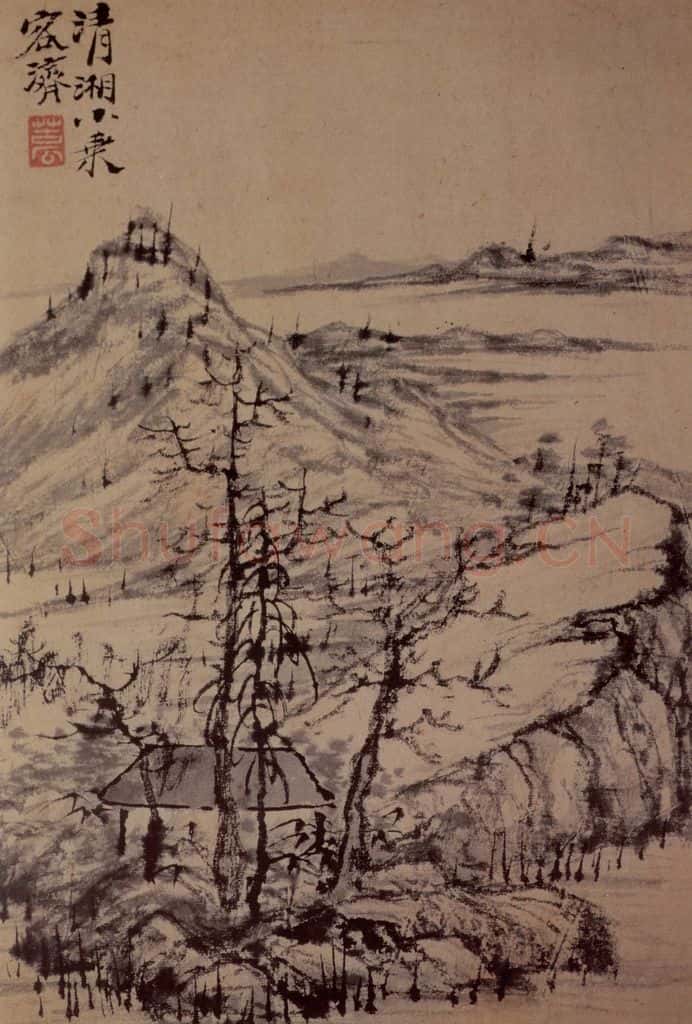 石涛《山水册》书画作品
