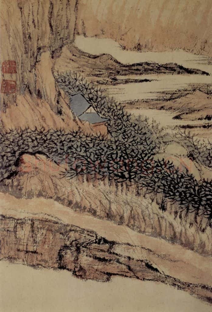 石涛《山水册》书画作品