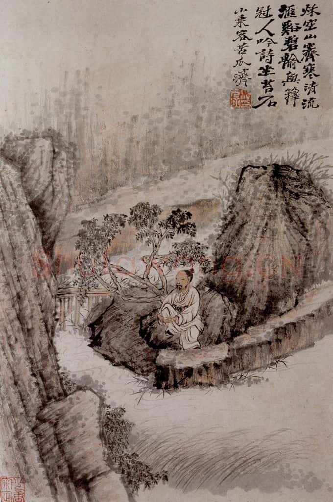 1690年 石涛《书画杂册14开》书画作品