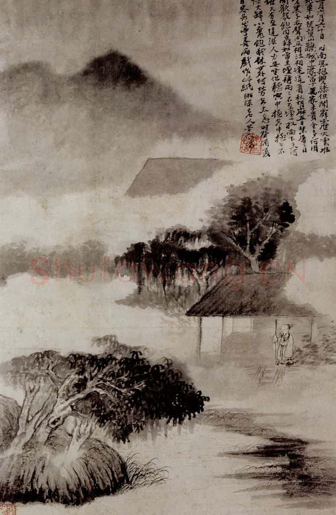 1690年 石涛《书画杂册14开》书画作品