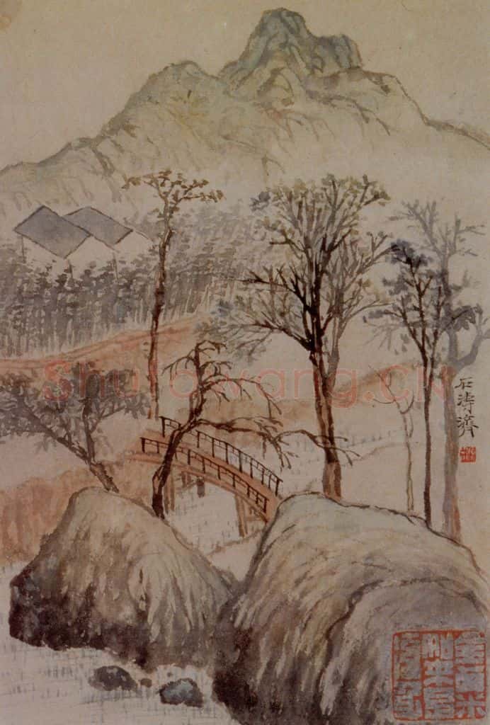 1693年 石涛《书画合璧》书画作品