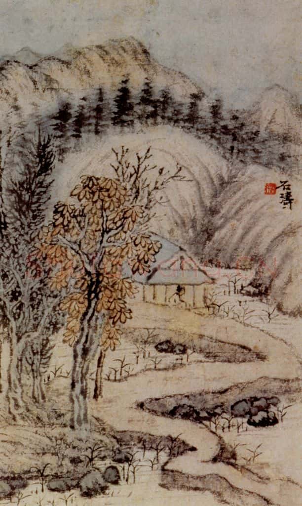 1693年 石涛《书画合璧》书画作品