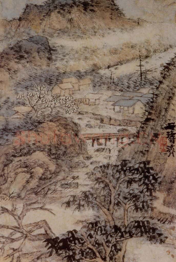 1693年 石涛《书画合璧》书画作品