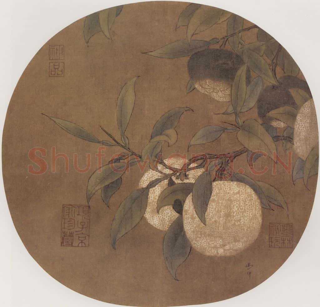 南宋 马麟 绿橘图 书画作品
