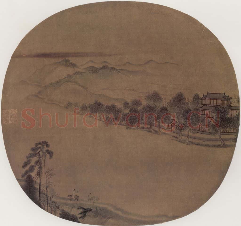 南宋 陈清波 湖山春晓图 书画作品