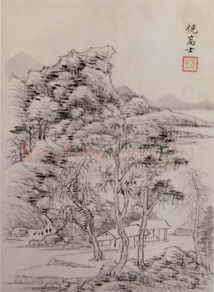 明 王时敏《仿古山水图册》书画作品