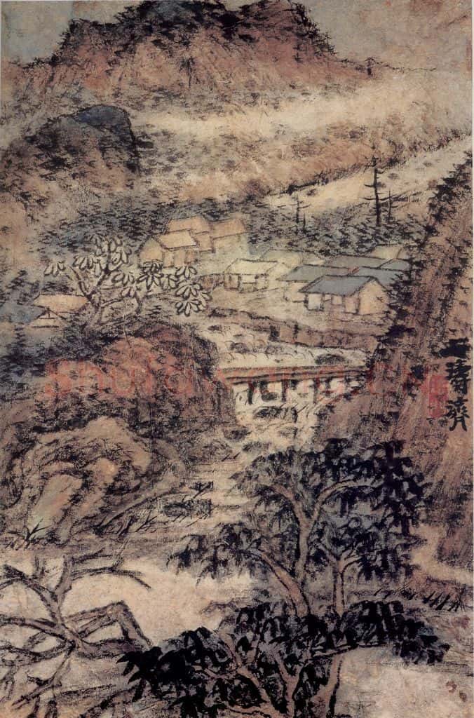 清 石涛《书画册》书画作品