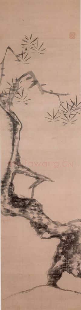 清 朱耷《花鸟屏》书画作品