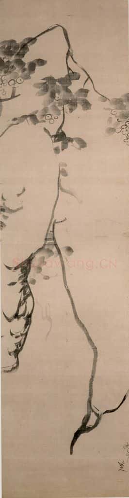 清 朱耷《花鸟屏》书画作品
