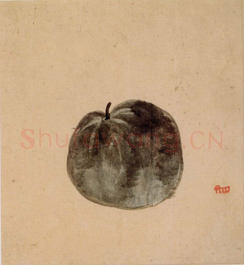 清 朱耷《花果册》书画作品
