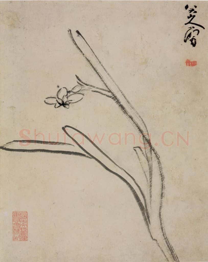 清 朱耷《书画册》书画作品