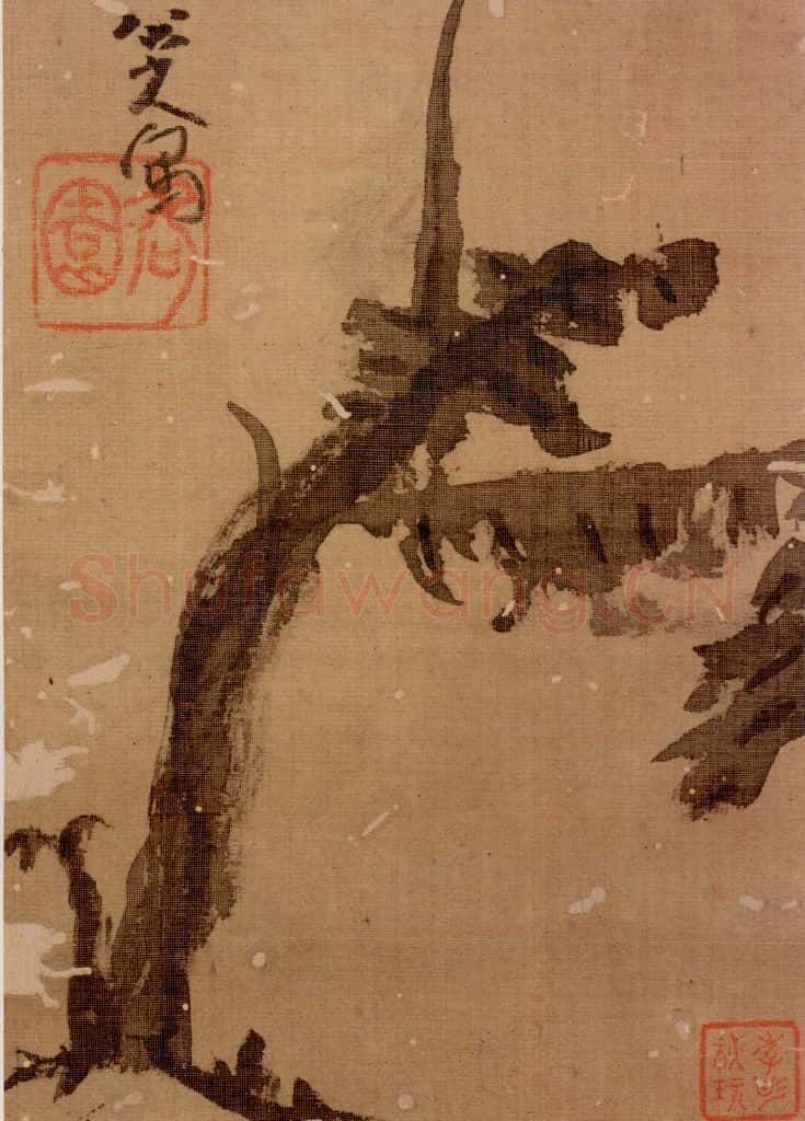 清 朱耷《花鸟册》书画作品