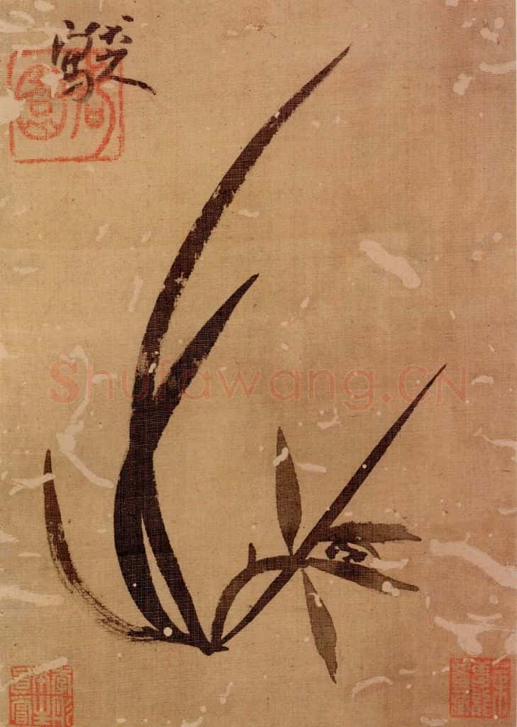 清 朱耷《花鸟册》书画作品