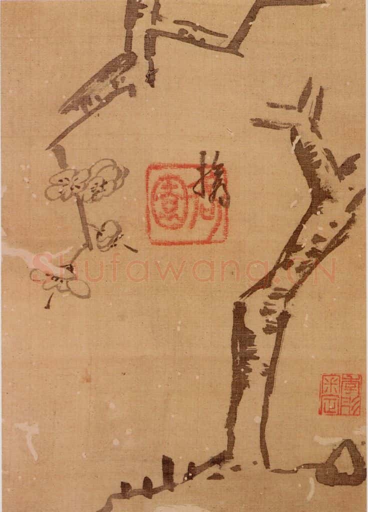 清 朱耷《花鸟册》书画作品
