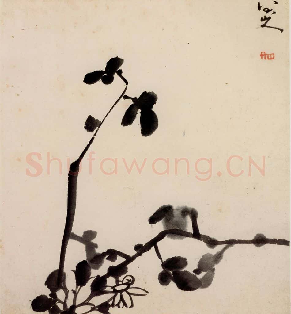 清 朱耷《花鸟册》书画作品