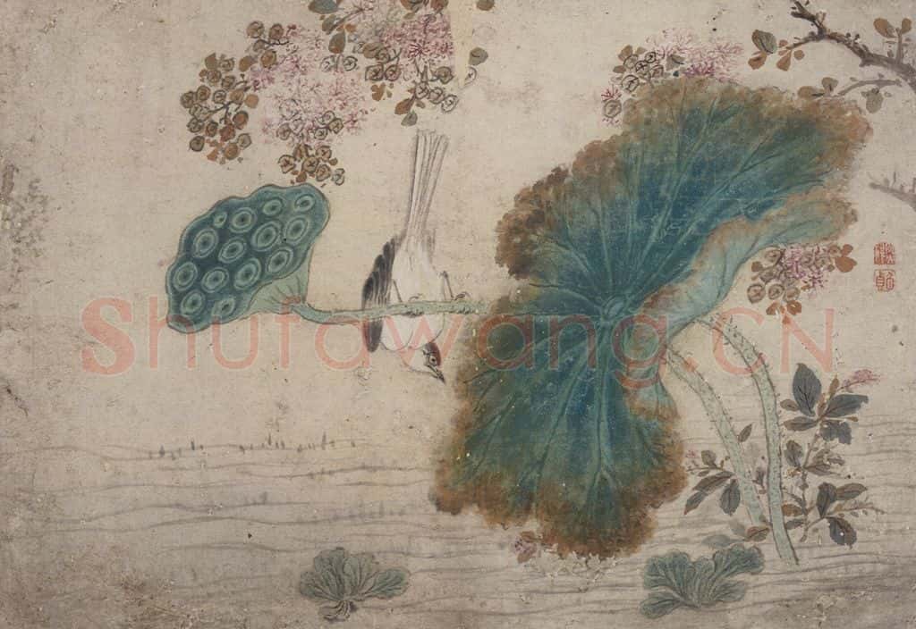 清 范熙祥《荷花图册页》书画作品