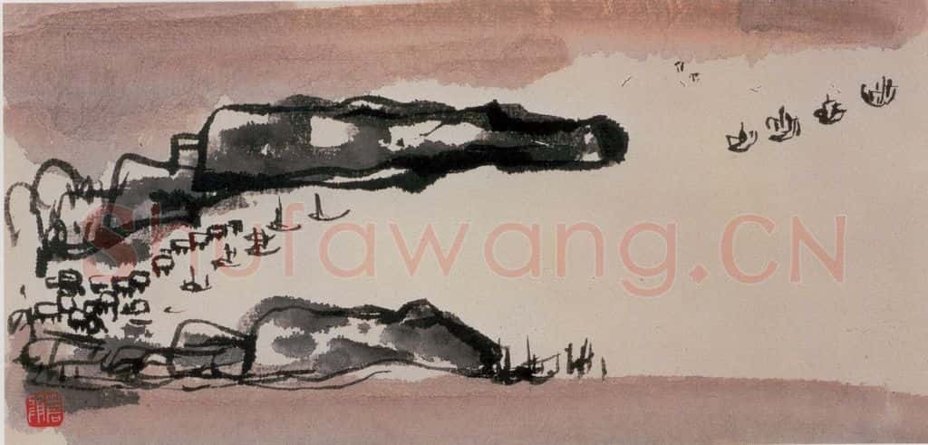 清 黄般若《香江野趣图册》书画作品