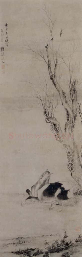 清 张穆《马图抽》书画作品