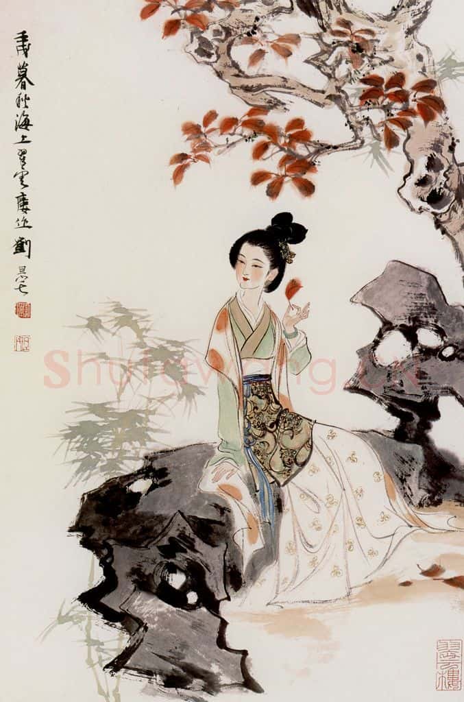  刘旦宅 秋思图 书画作品