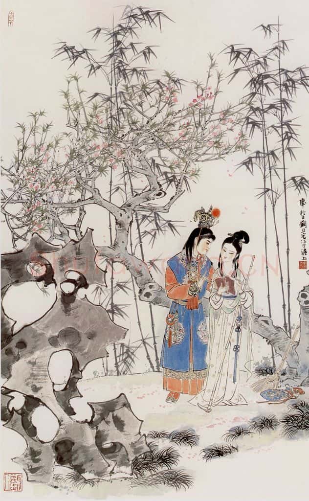 刘旦宅 红楼故事 书画作品