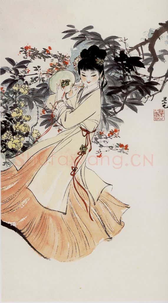 刘旦宅 金陵十二钗十二屏 书画作品