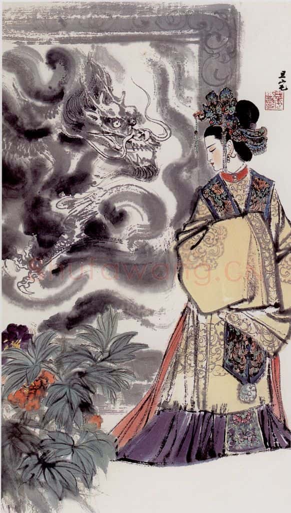 刘旦宅 金陵十二钗十二屏 书画作品