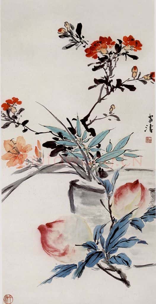 王雪涛 大寿 书画作品