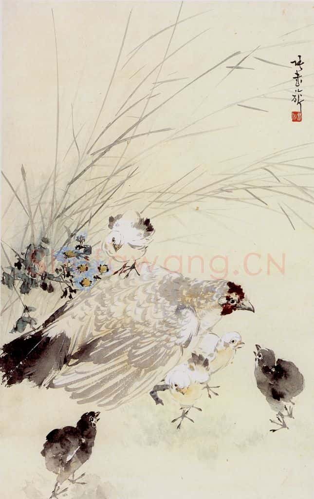  张书旗 合家欢 书画作品