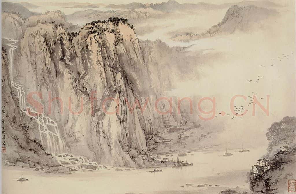 宋文治 江陵之晨 书画作品