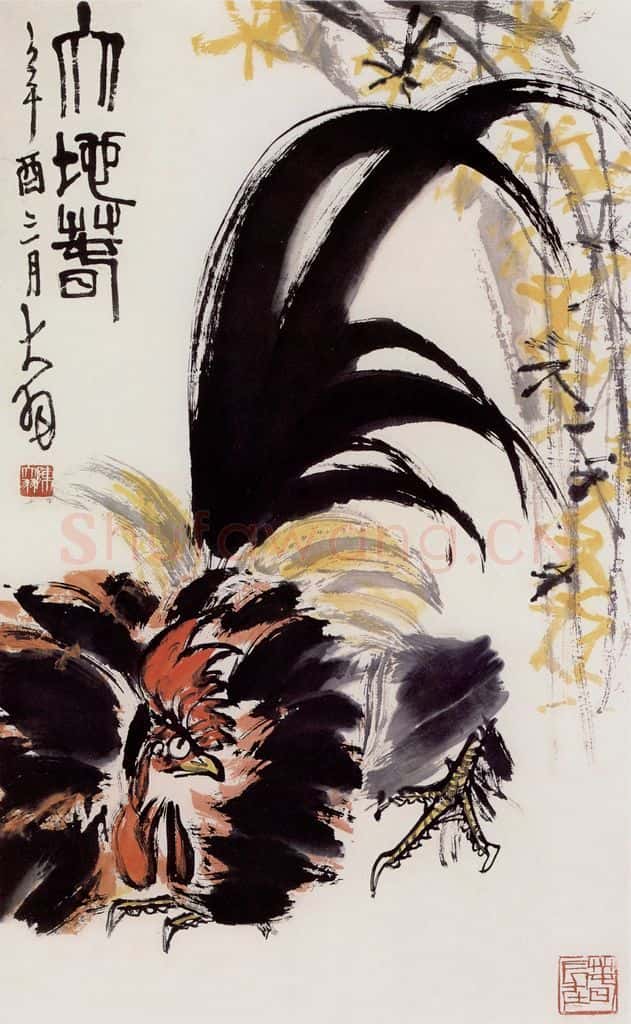 陈大羽 大地春 书画作品