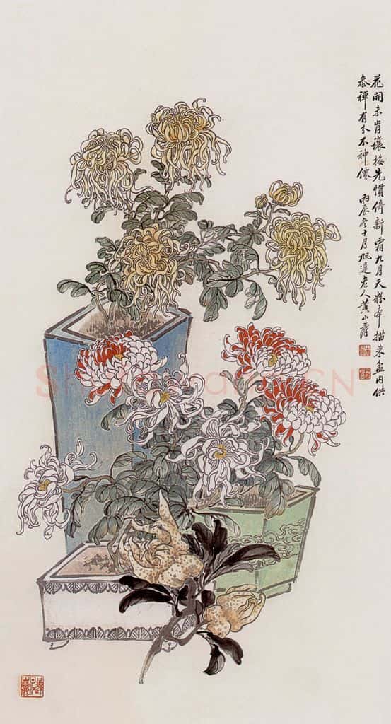  黄山寿 大富贵 书画作品