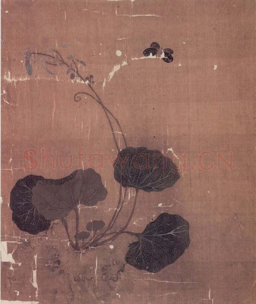 宋 无款 花鸟草虫册 书画作品