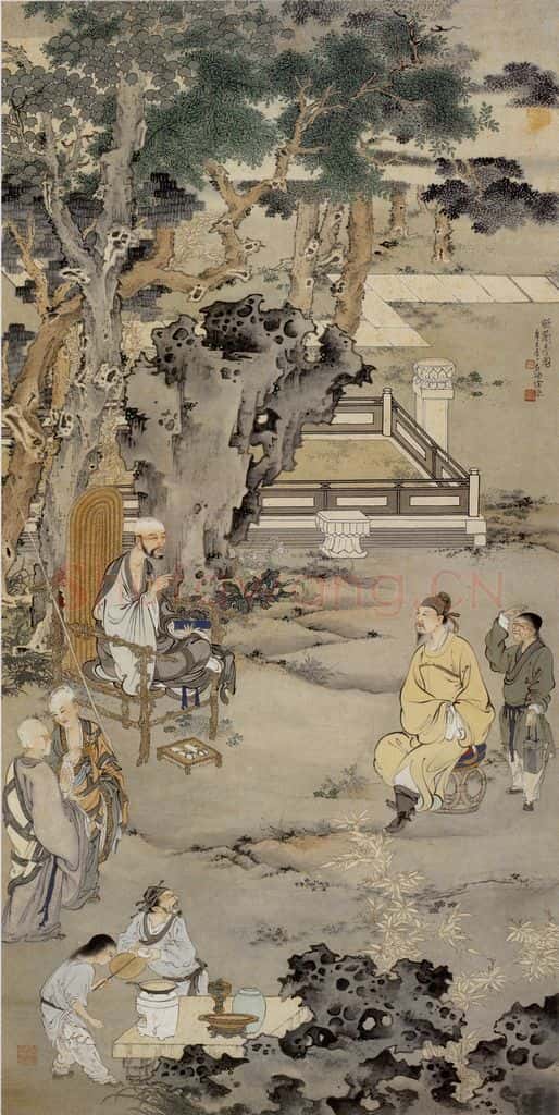1941年 徐燕孙《兰亭图》书画作品