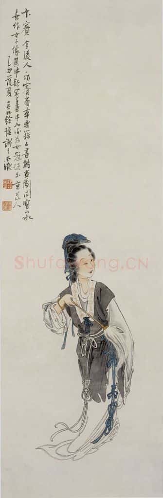 徐燕孙《玉京道人》书画作品