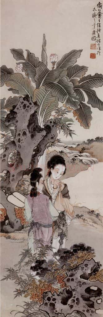 徐燕孙《消夏图》书画作品