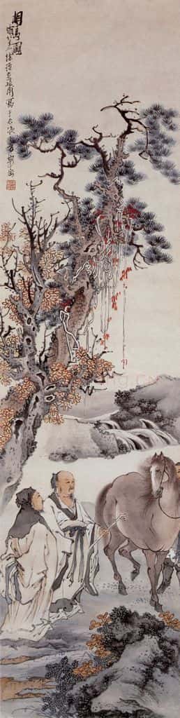 徐燕孙《相马图》书画作品