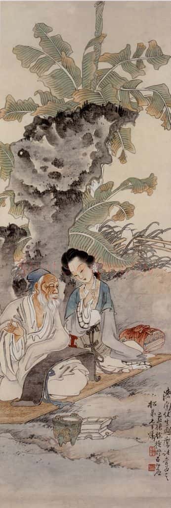 徐燕孙《济南伏生图》书画作品