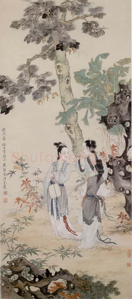 徐燕孙《秋兴图》书画作品