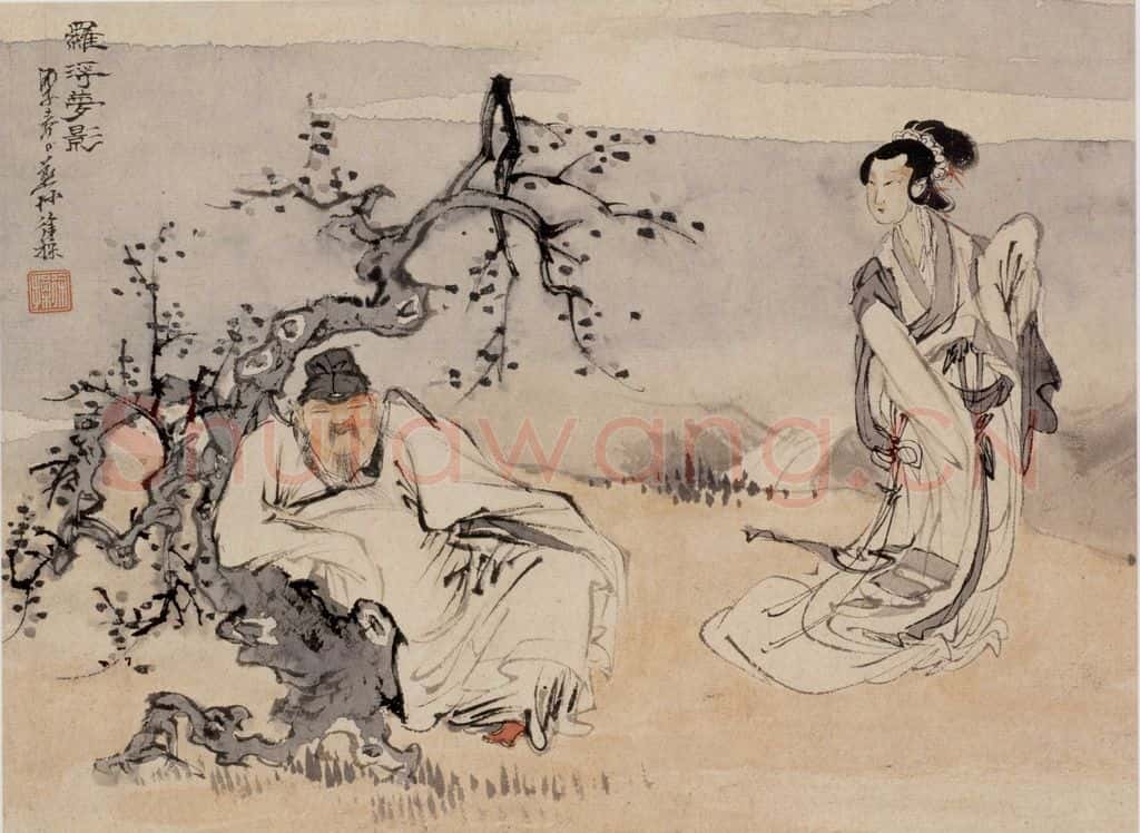 1936年 徐燕孙《罗浮梦影》书画作品