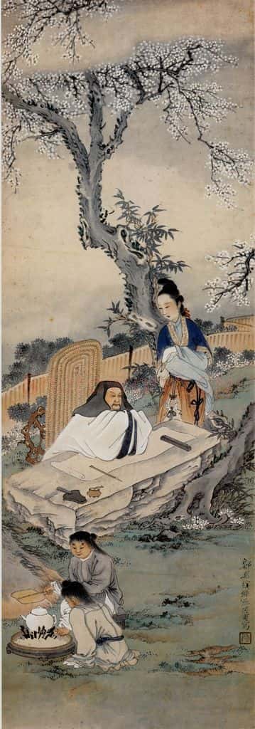 徐燕孙《梅林觅句图》书画作品