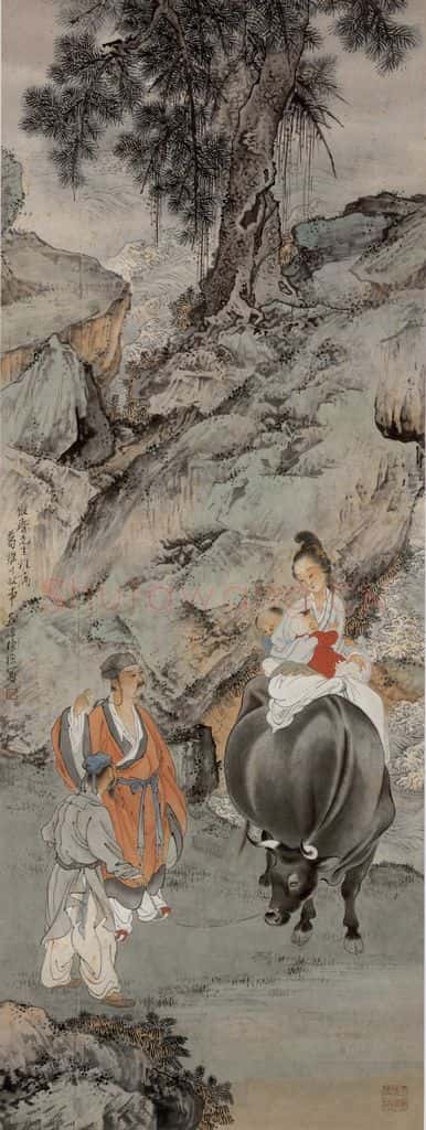 徐燕孙《葛稚川故事图》书画作品
